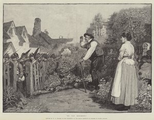 我的旧军团！，在皇家水彩画家协会的展览 作者 威廉·巴恩斯（William Barnes）羊毛